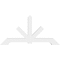 Ekena Millwork Vanguard Architectural Grade PVC Gable Bracket, 60"W x 30"H x 4"D x 4"F, 12/12 Pitch GBP060X30X0404VAN00 - alternate 4